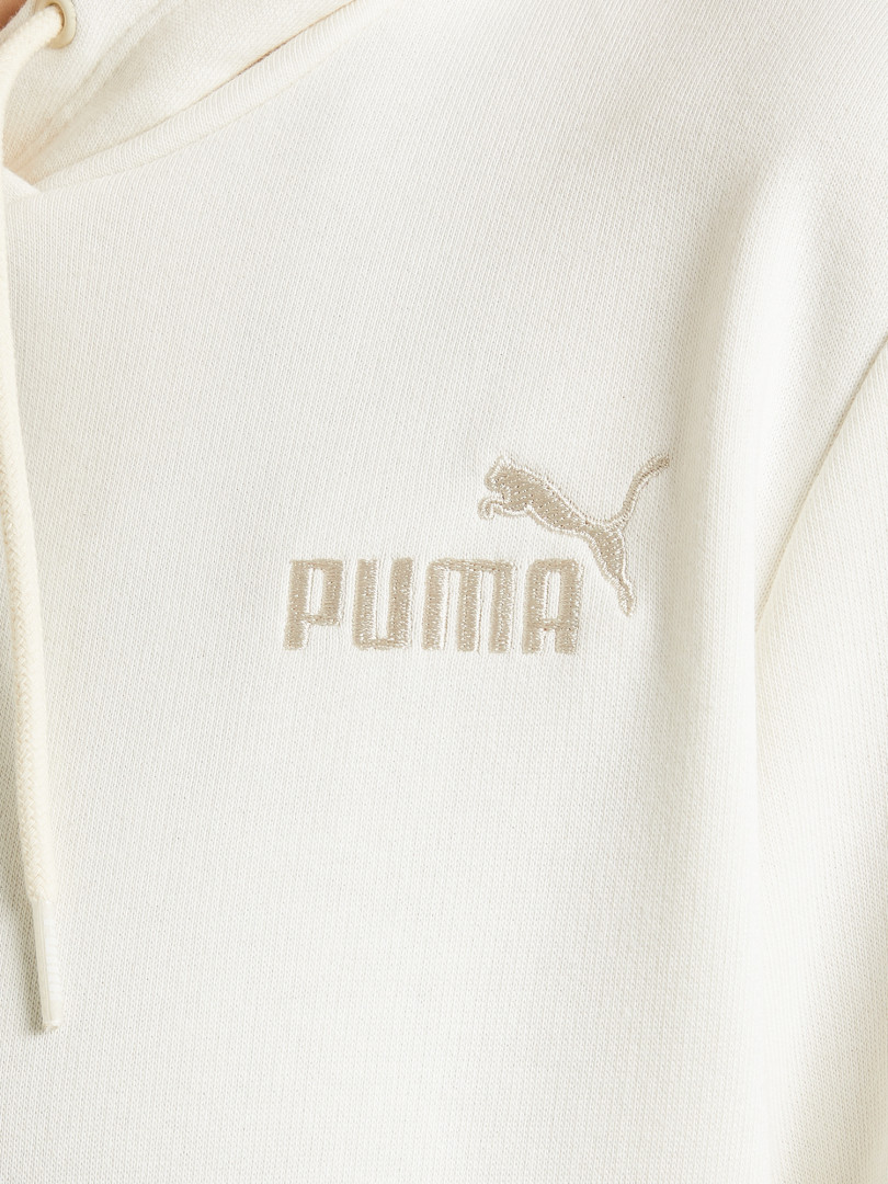 фото Худи женская puma ess+ embroidery, бежевый