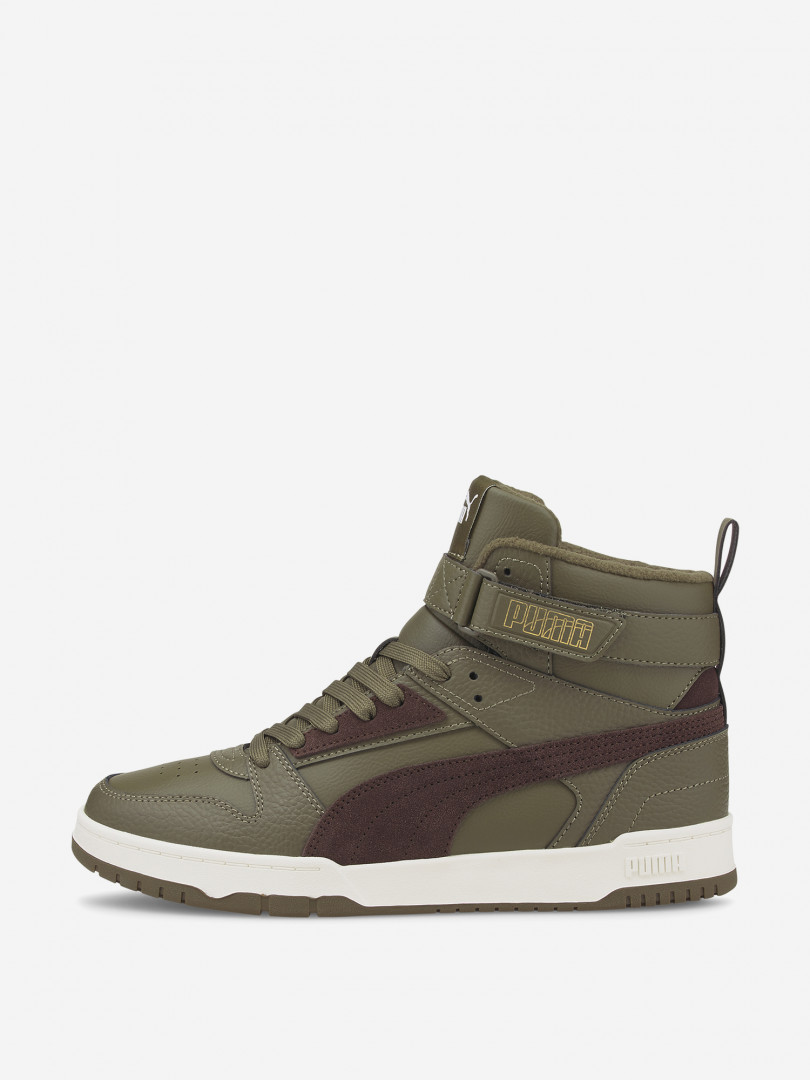 фото Кеды утепленные мужские puma rbd game wtr, зеленый