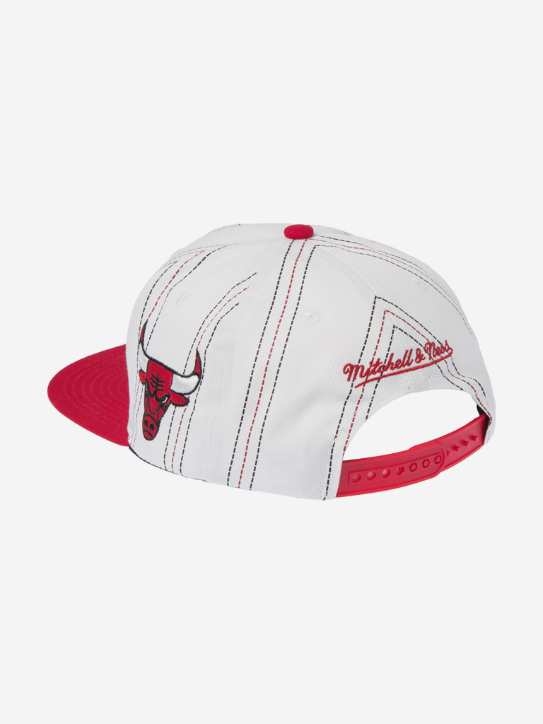 Бейсболка с прямым козырьком MITCHELL NESS HS11452-CBUWHIT Chicago Bulls NBA