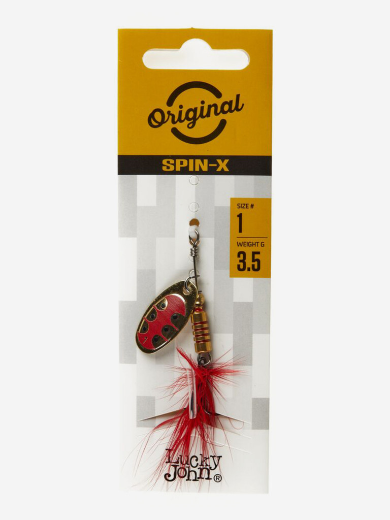 Блесна вращающаяся Lucky John SPIN X ROUND 01, вертушка LJSR01-GX1, вес 3.5 г