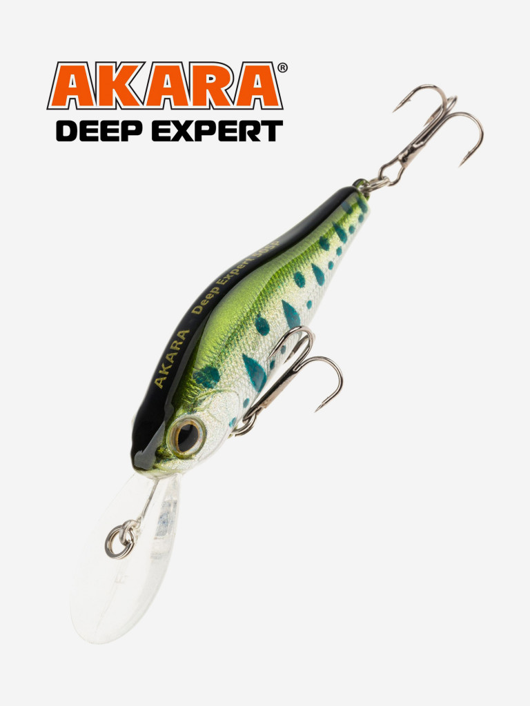 Воблер Akara Deep Expert суспендер, на окуня, щуку, голавля 50 мм. 4,5 гр. A156
