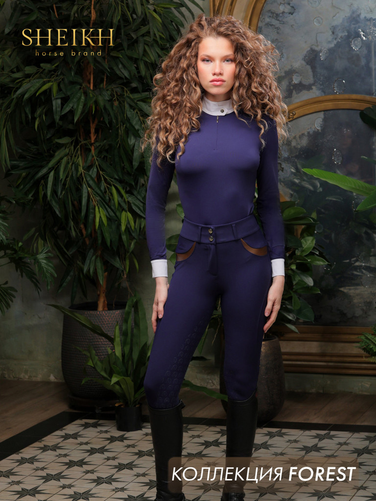 Лонгслив для верховой езды коллекция FOREST