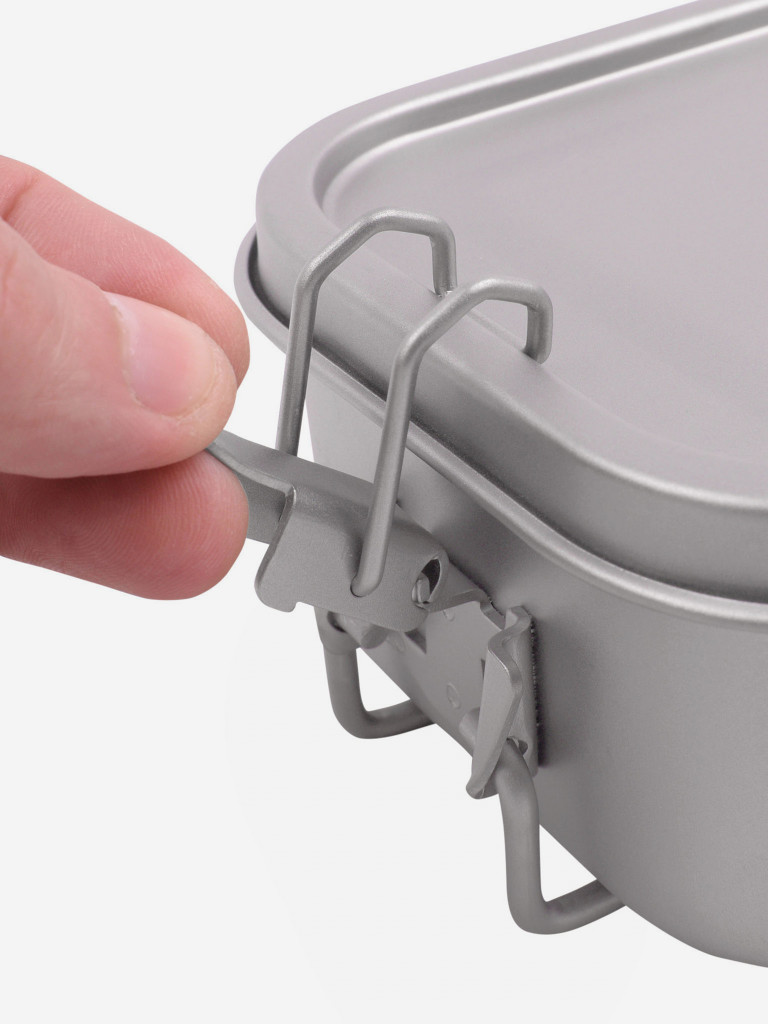 Ланч-бокс титановый T-Gear Titanium Lunchbox 800