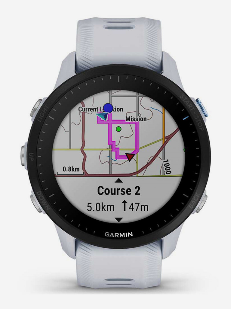 Спортивные наручные часы Garmin Forerunner 955 Whitestone