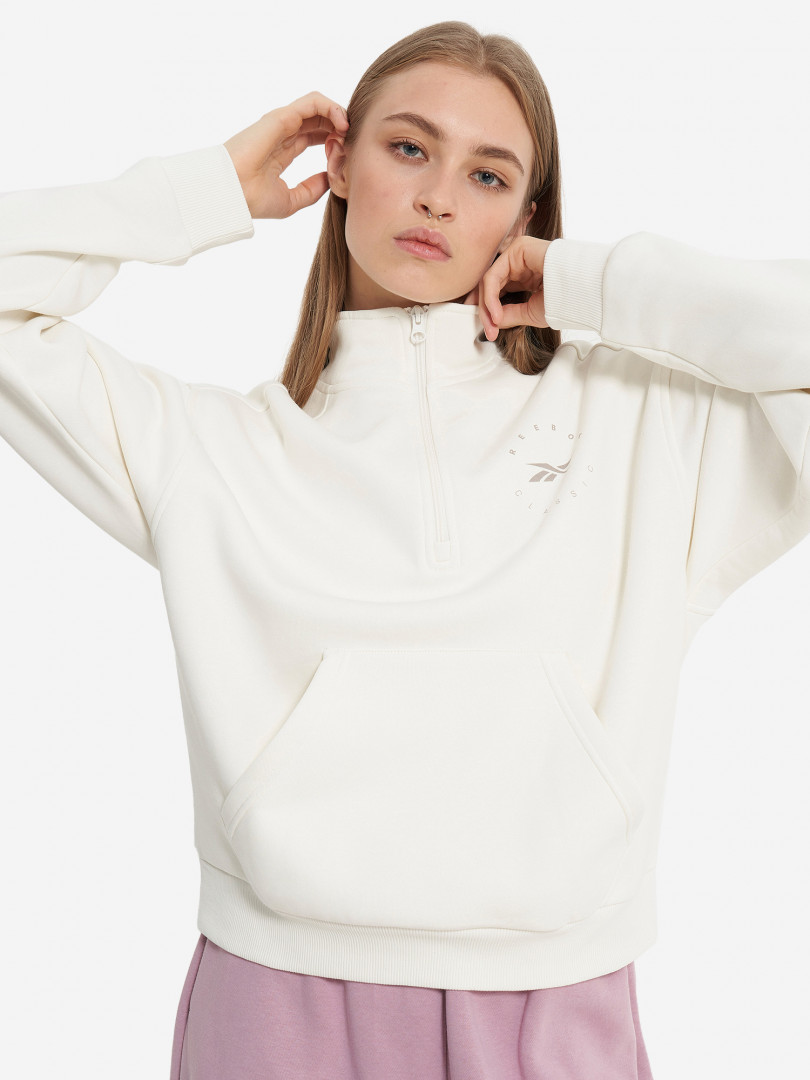 фото Свитшот женский reebok, бежевый