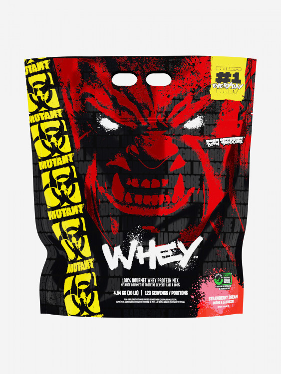 Протеин Mutant Вей, Whey, 4540 г, Клубничный крем
