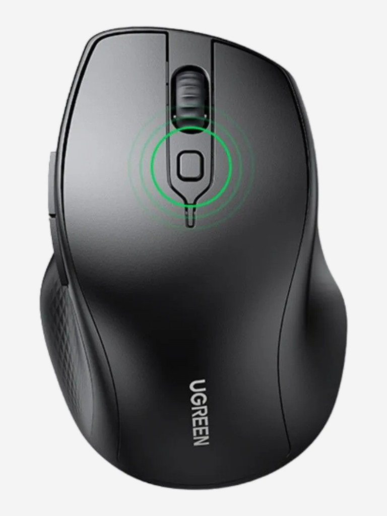 Мышка компьютерная беспроводная UGREEN MU101 (15510) Ergonomic Contoured-Shape Design Wireless Mouse 2.4 GHz/BT 5.0.