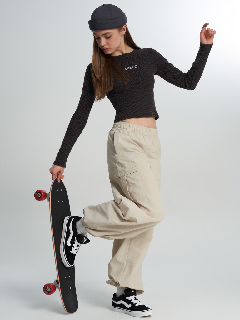 Лонгслив женский Vans Teri Waffle