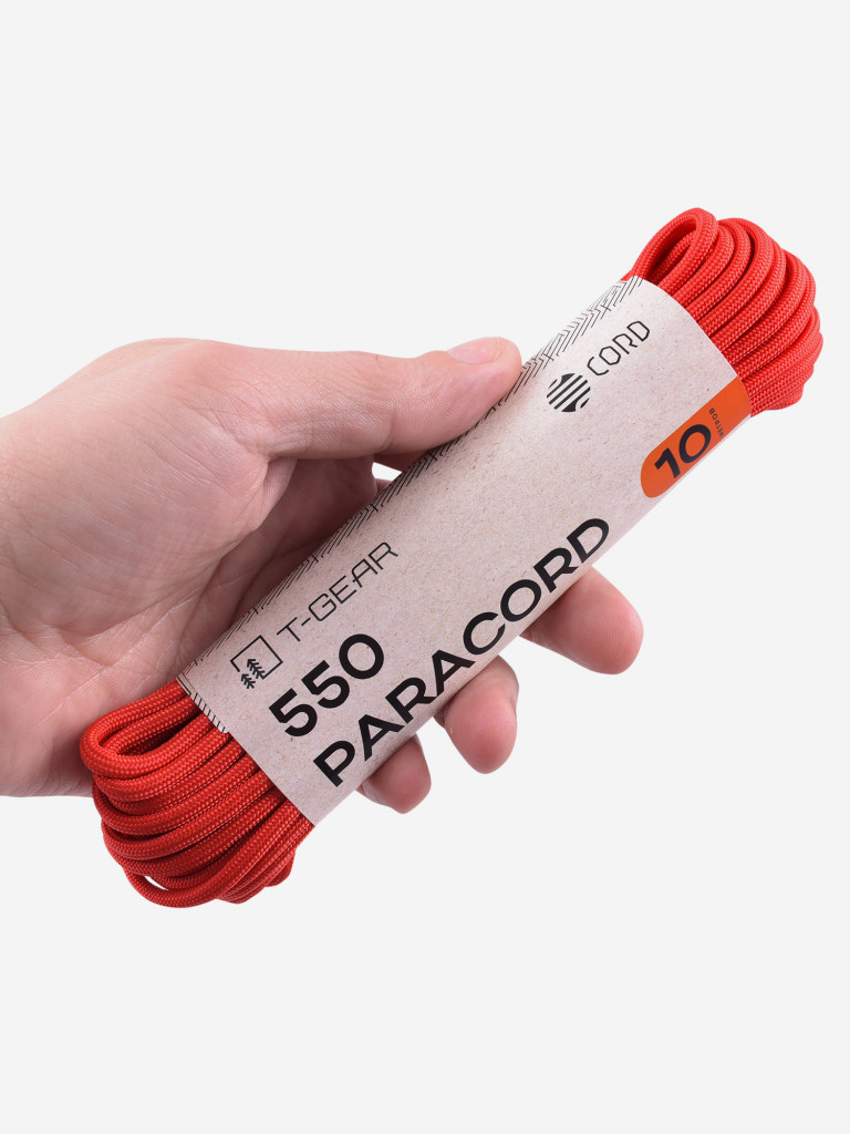 Паракорд 550 T-Gear x CORD nylon 10м (Red)