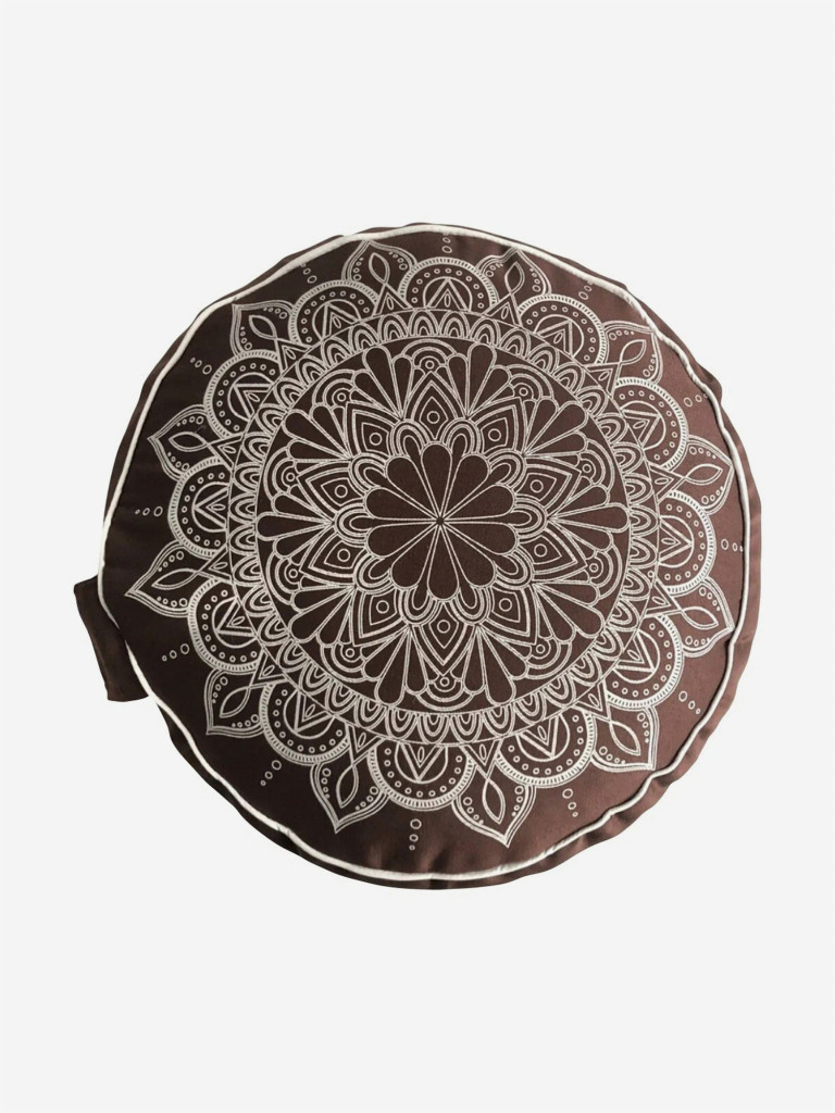 Подушка для медитации Мандала Рамайога 2.5 коричневый