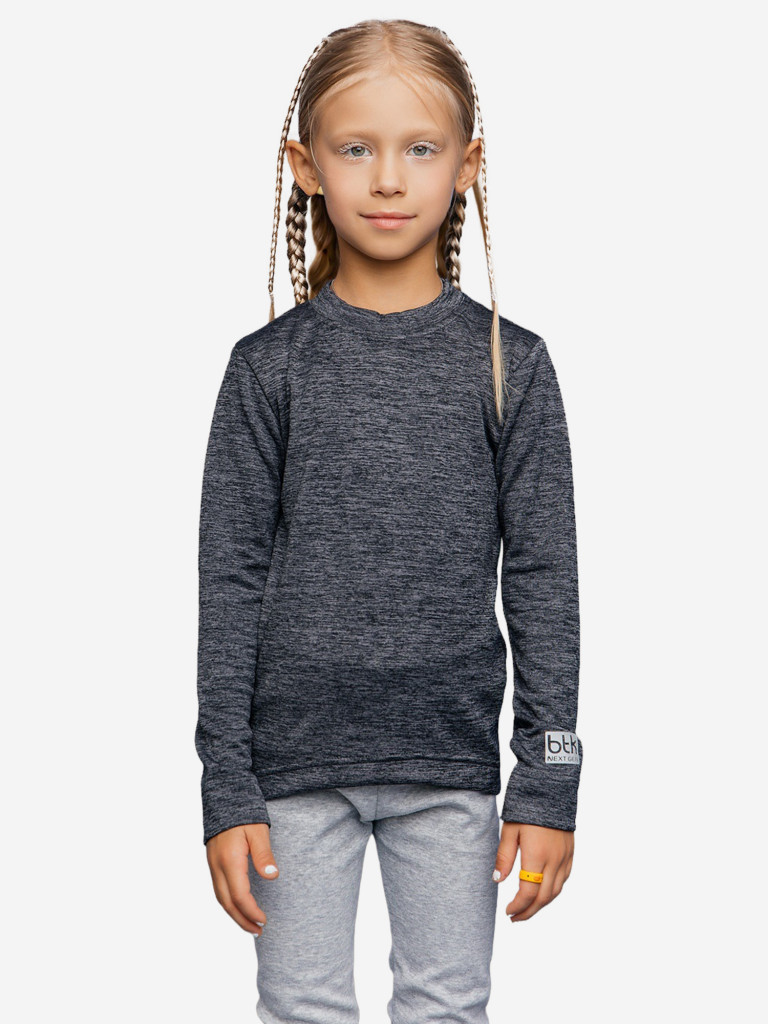 Термобелье верх для девочек batik темно-серый