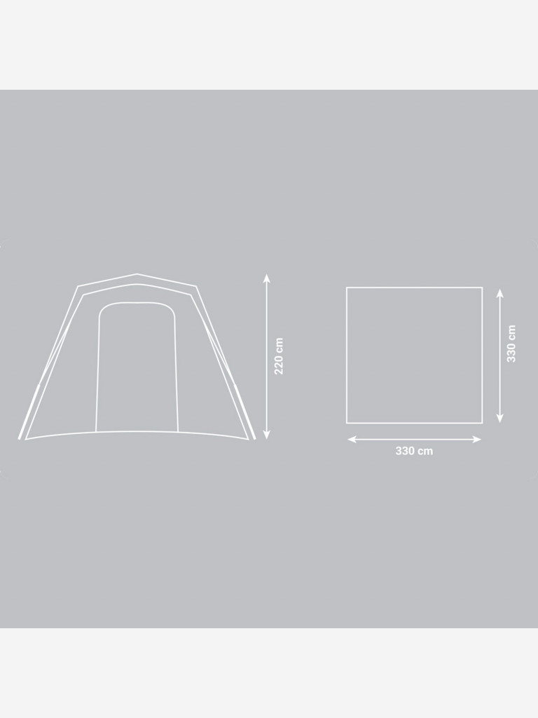 Шатер CARP PRO RAM XD Shelter 3+ Man Two Entrances 330*330*220см 5000мм