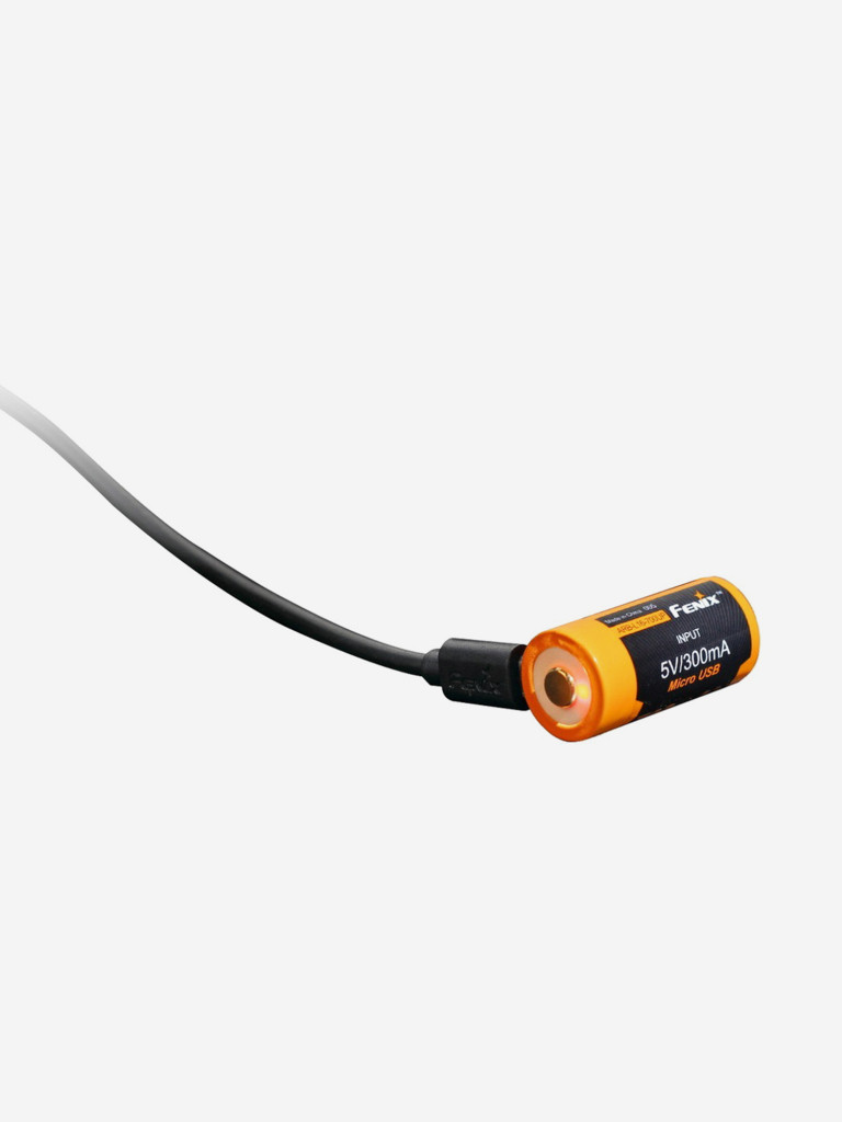 Аккумулятор Fenix, 16340 700 UP мАч Li-ion, с разъемом для USB