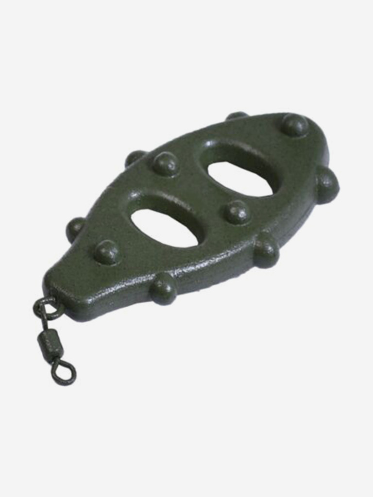 Грузило рыболовное с кольцом и вертлюгом Salmo TURTLE SWIVEL 120г