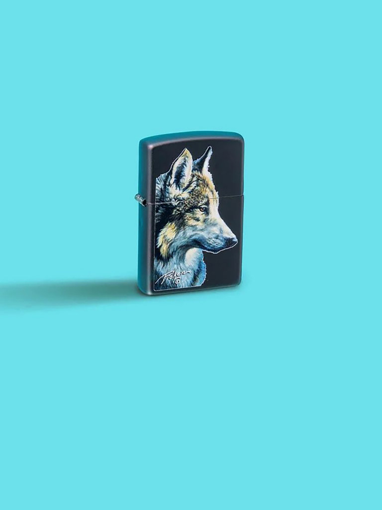 Зажигалка бензиновая ZIPPO 48598 Wolf Linda Picken