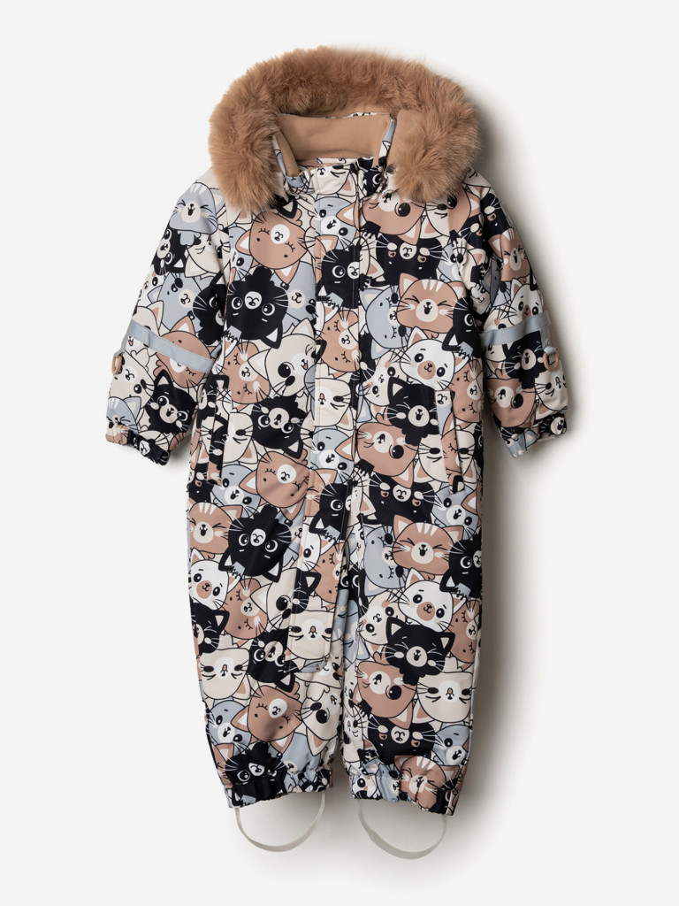 Комбинезон зимний для девочек PlayToday