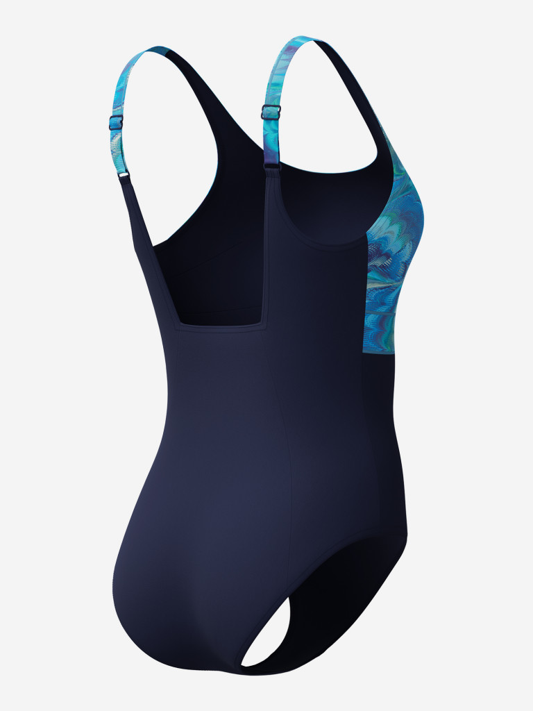 Купальник слитный женский Speedo Print Contour Eclipse