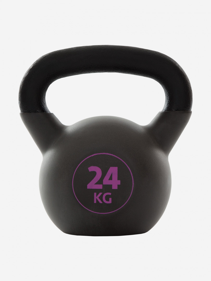 

Гиря 24 кг чугунная обрезиненная Torneo, Черный