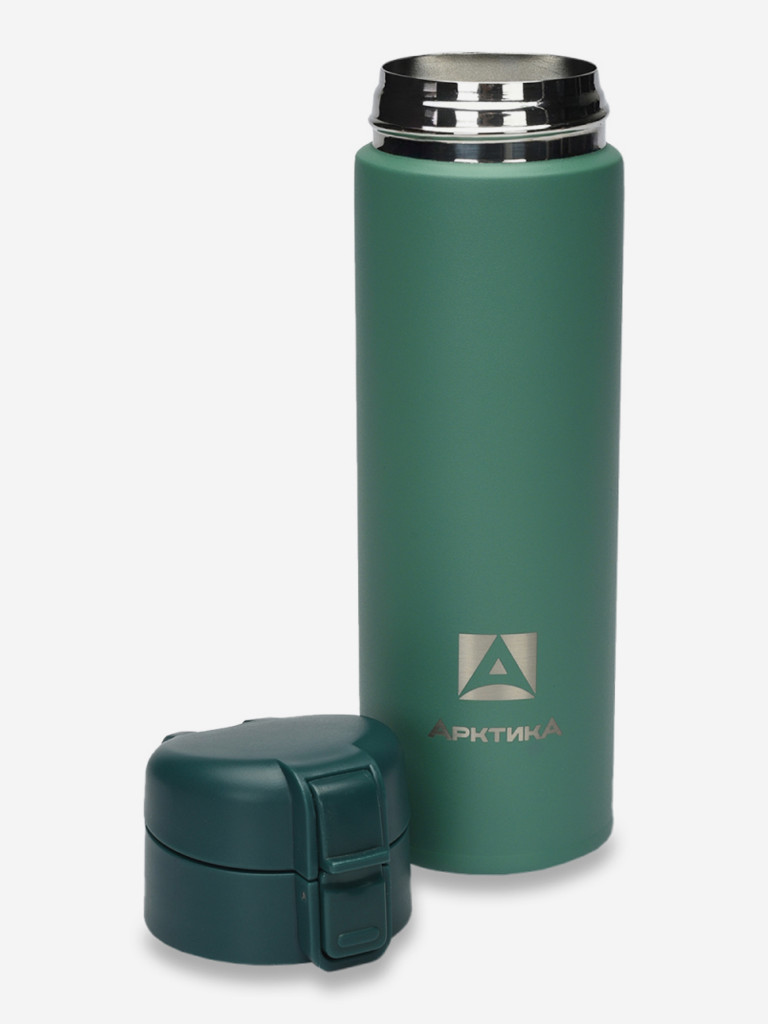 Термокружка вакуумная Арктика, 470 мл, со съемным ситечком, хвоя