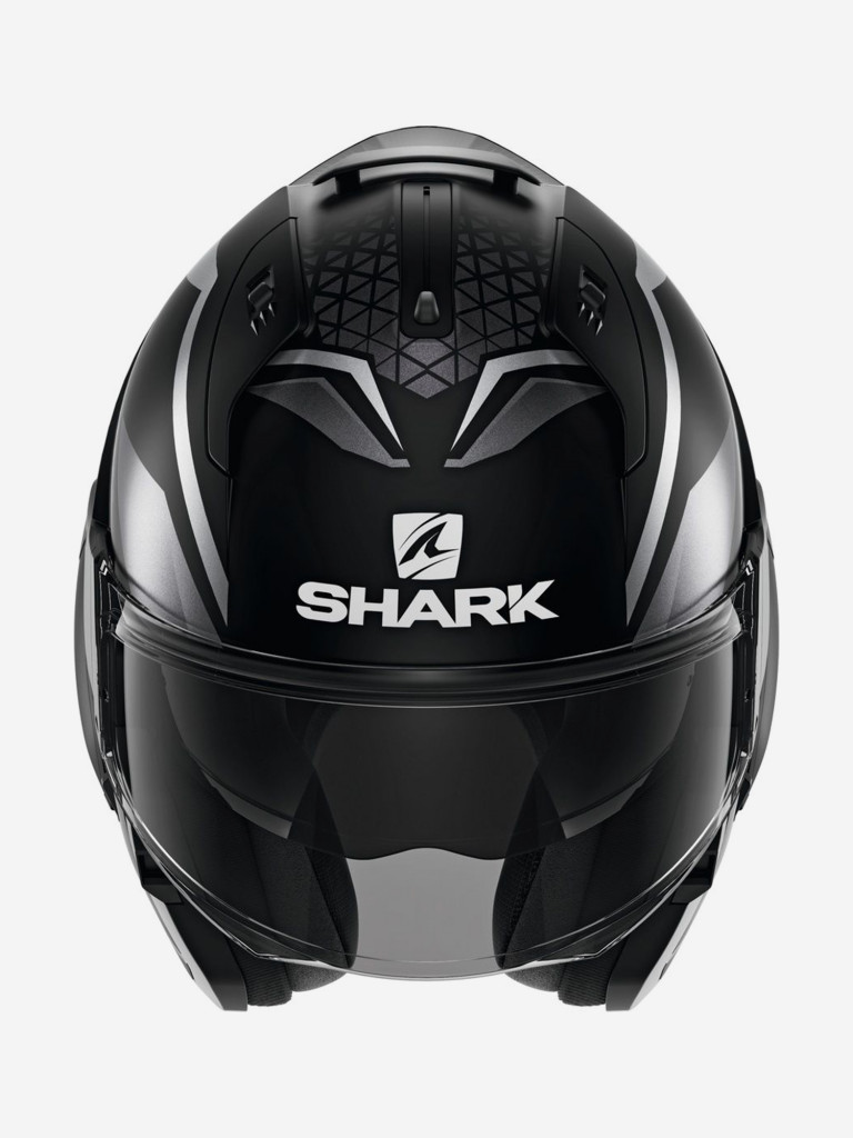 Мотошлем трансформер модуляр SHARK EVO ES YARI Mat Black/Antracite/Antracite