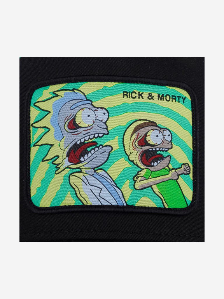 Бейсболка с сеточкой CAPSLAB CL/REM/1/PSY2 Rick and Morty Portal (черный)