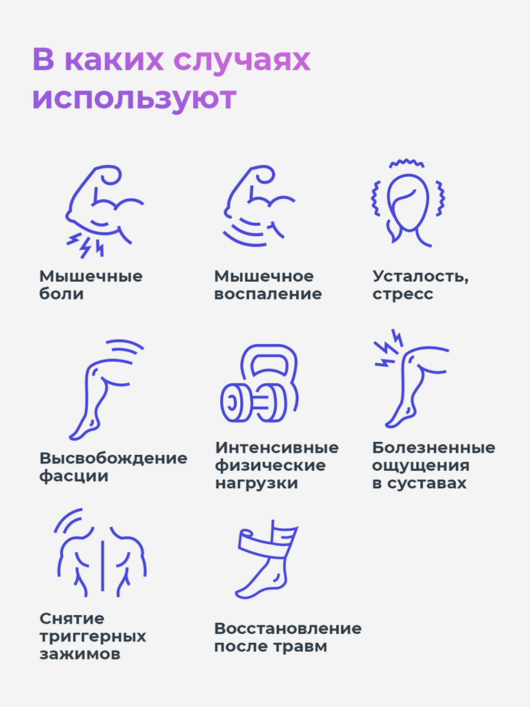 Перкуссионный массажный пистолет Impulse Sport для всего тела