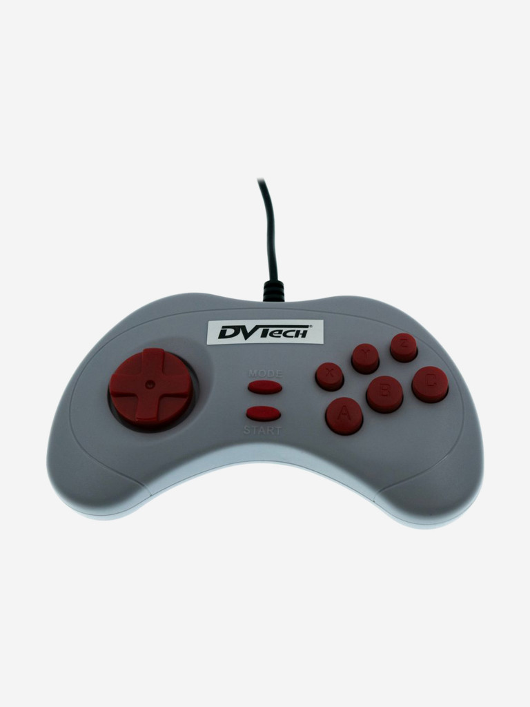 Игровой геймпад DVTech + Cветовой пистолет 8-bit (Dendy) узкий разъем