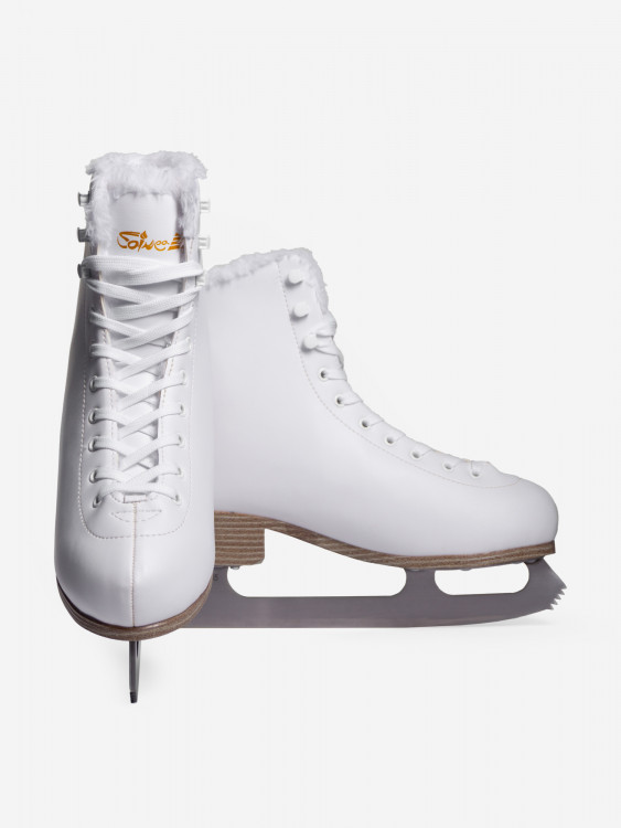 Коньки фигурные Saimaa с мехом