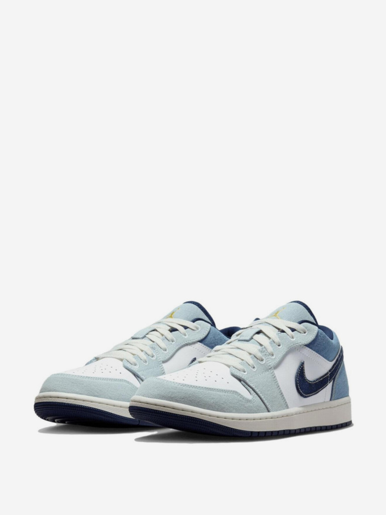 Кеды мужские Jordan 1 Low Se Denim Star Blue