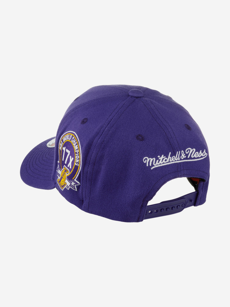 Бейсболка MITCHELL NESS HHSSINTL1266-LALPURP Los Angeles Lakers NBA (фиолетовый)