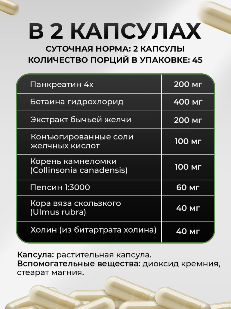 Gallbladder Formula Формула желчного пузыря NDCG, 90 капсул