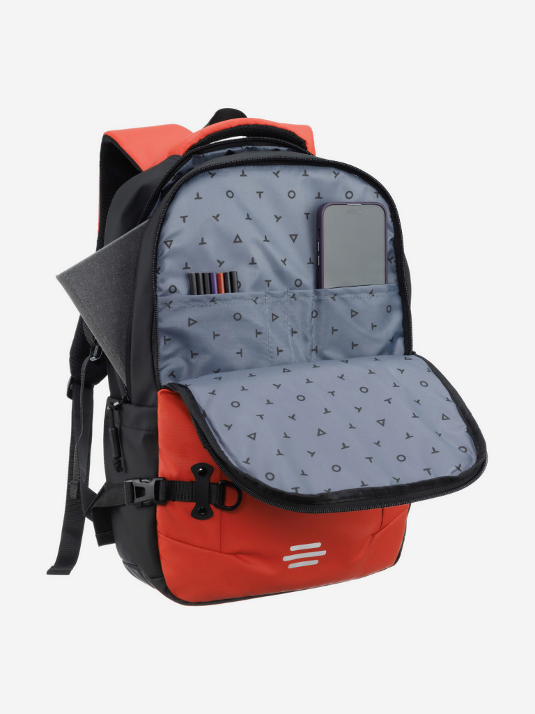 Рюкзак спортивный TORBER Xtreme 18" оранжевый/чёрный 17л