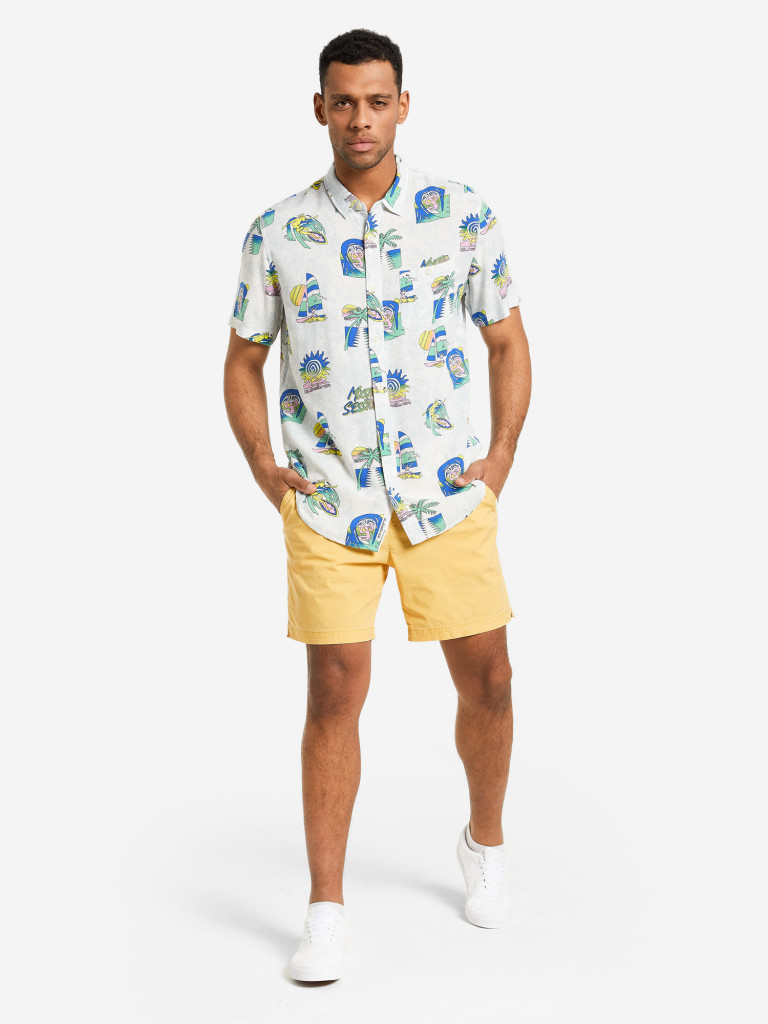 Рубашка с коротким рукавом мужская Quiksilver