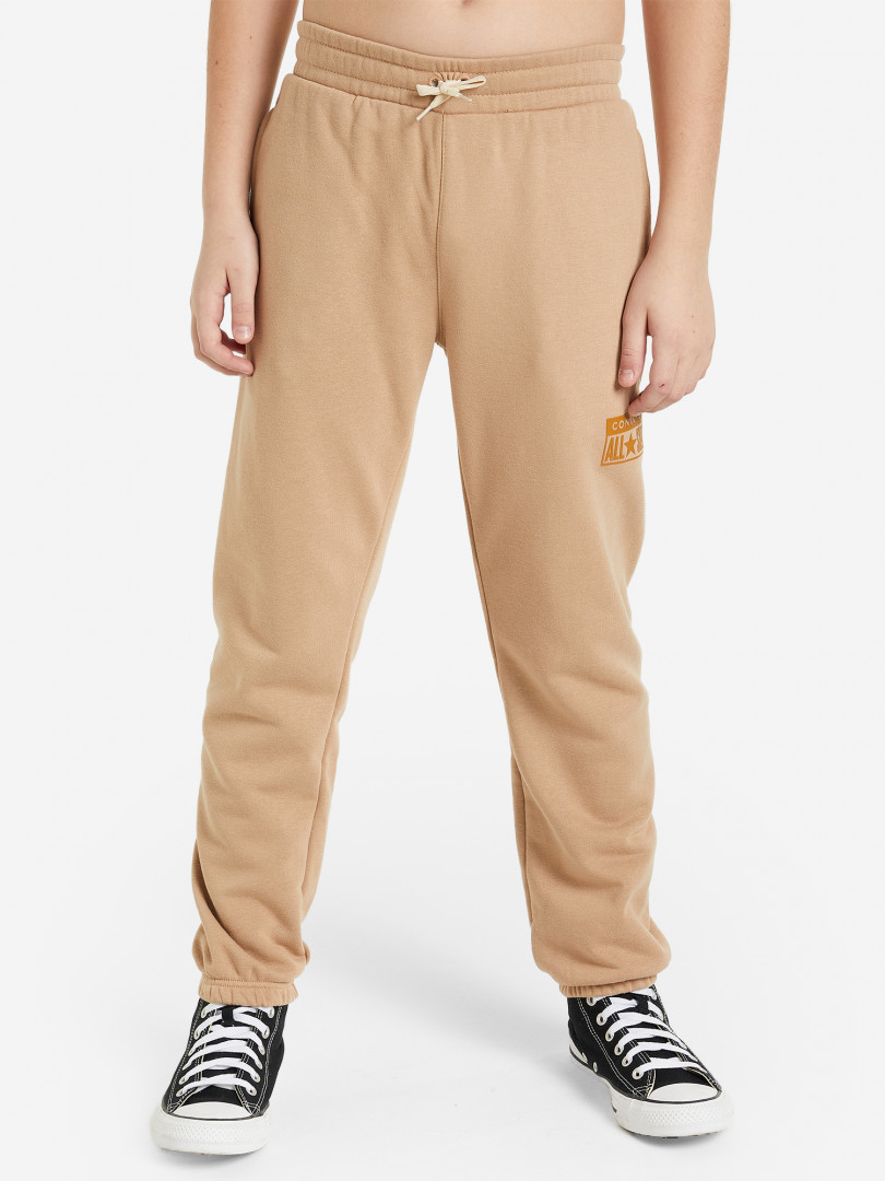фото Брюки для мальчиков converse relaxed, бежевый