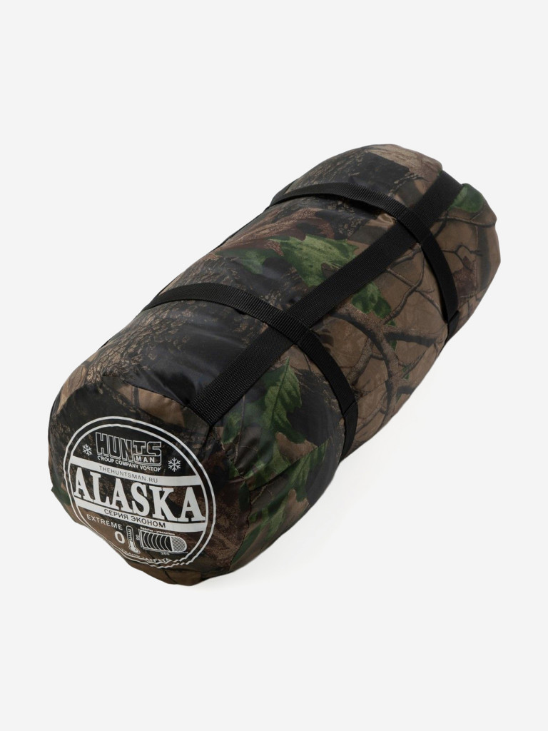 Спальный мешок Huntsman Standart зимний утепленный с подголовником одноместный (до -10) для охоты и рыбалки