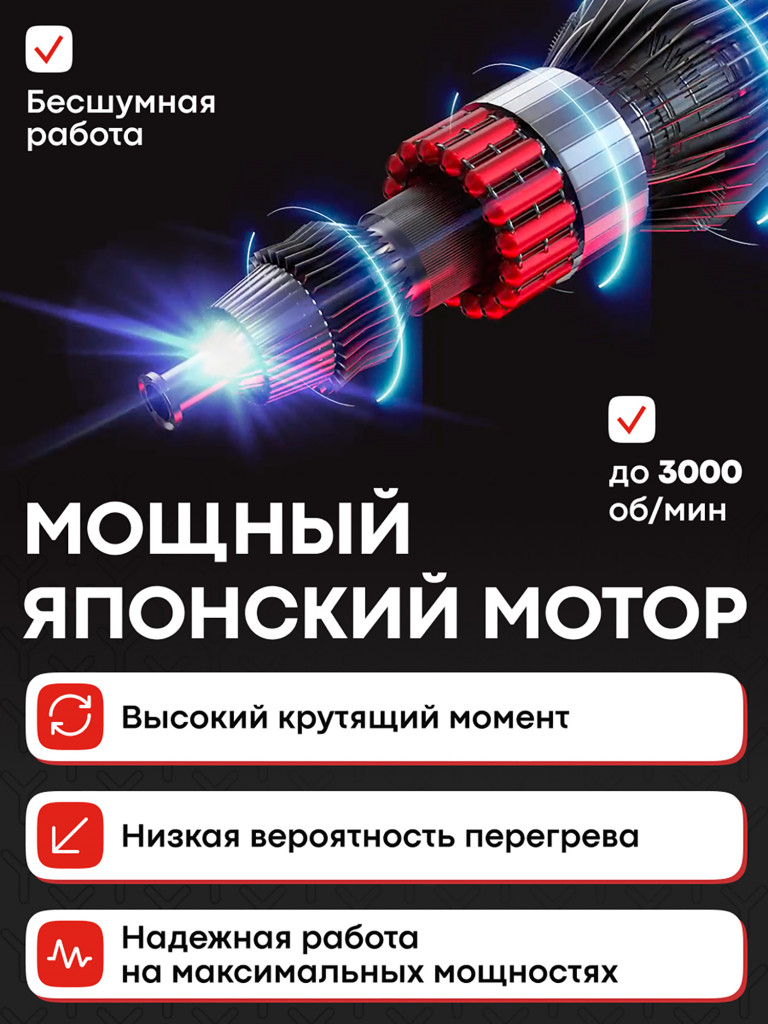 Перкуссионный массажер для тела Therapy Massage Gun