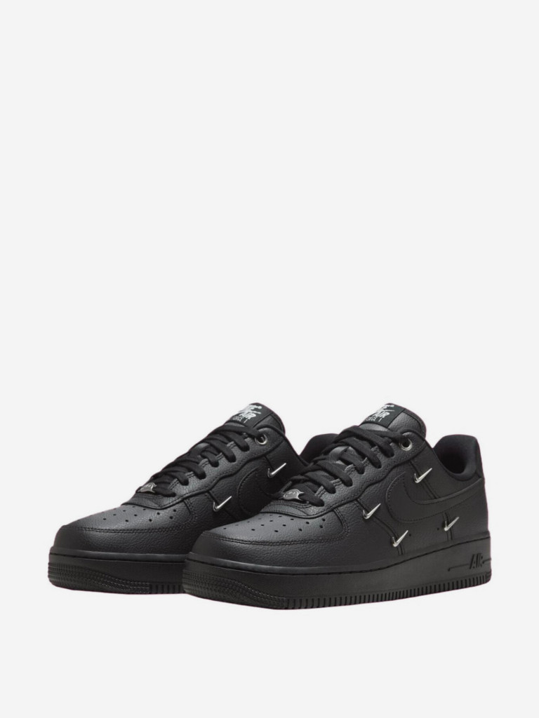 Кроссовки Nike Air Force 1 Low '07 Lx Black Silver Mini Swoosh