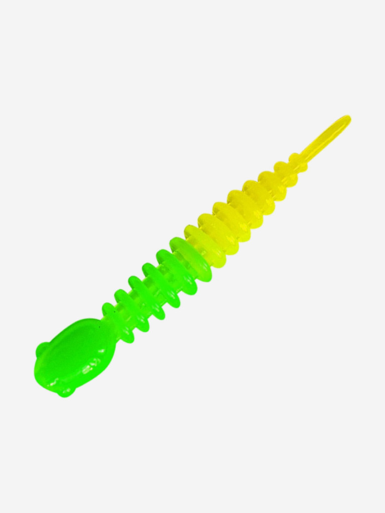 Силикон TROUT LURE (SANSAN) в банке, GOLOVASTIK 65, СЫР, COL. 28 (Lemon-Green), (12шт)