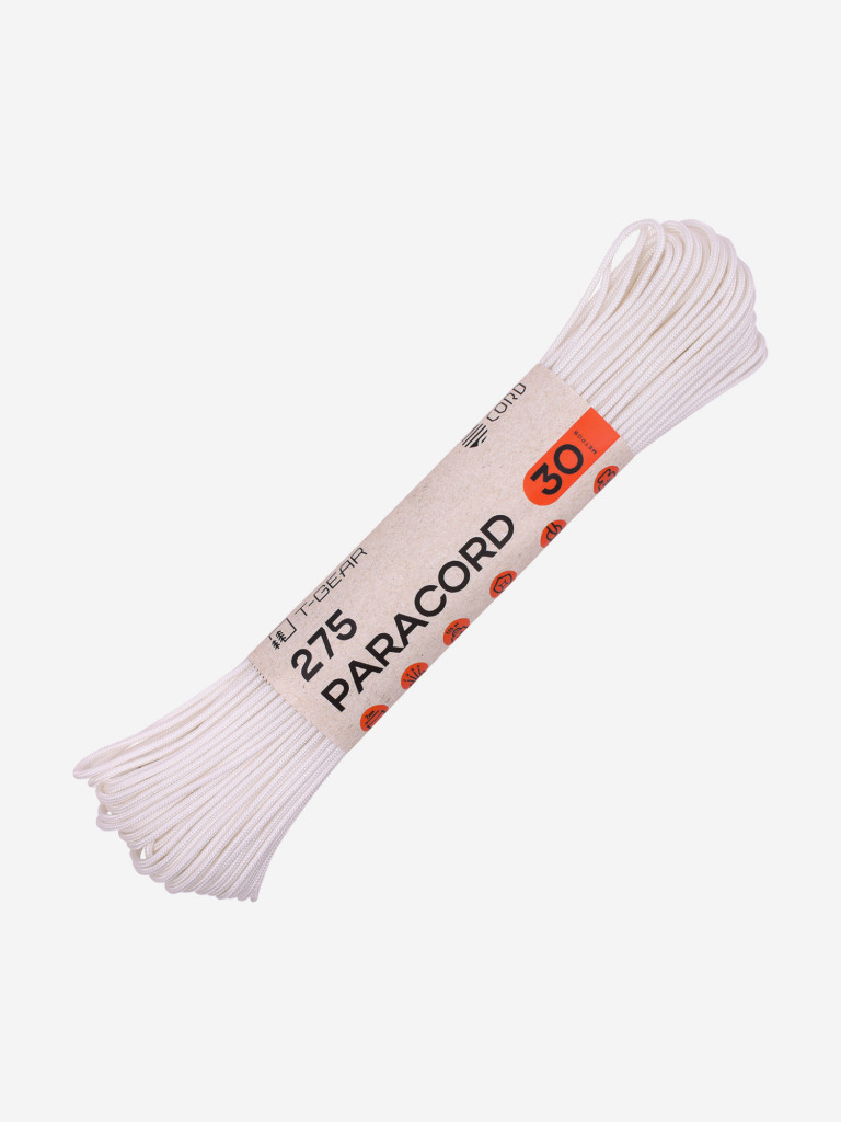 Паракорд 275 T-Gear x CORD nylon 30м (White)