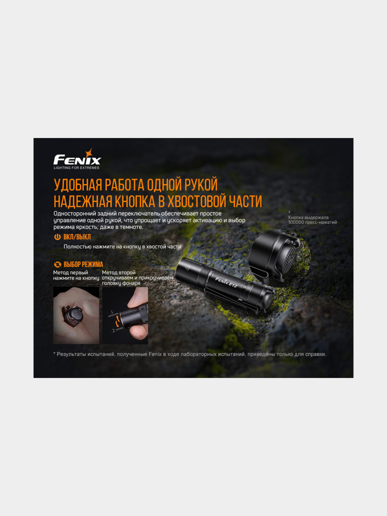 Фонарь Fenix E12V20 