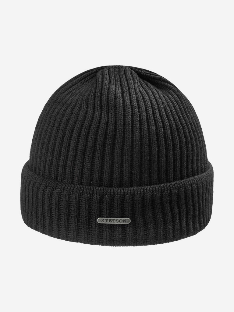 Шапка с отворотом STETSON 8529301 PARKMAN (черный)