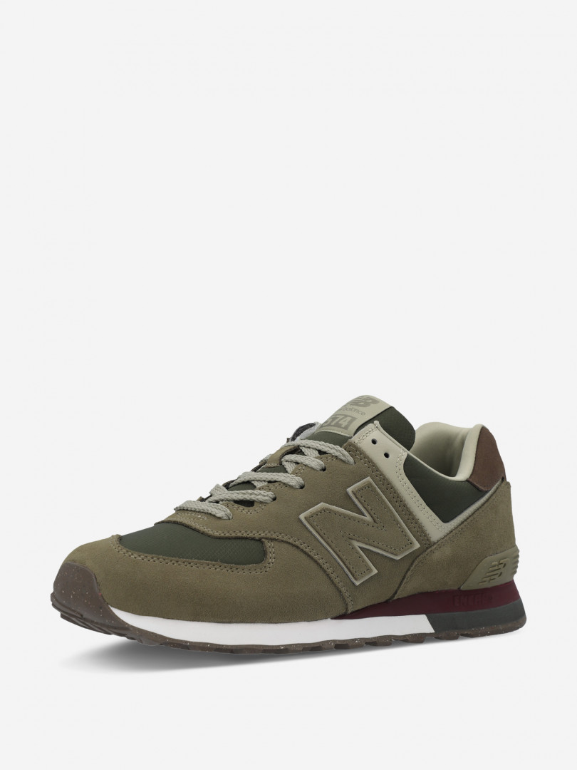 фото Кроссовки new balance 574, зеленый