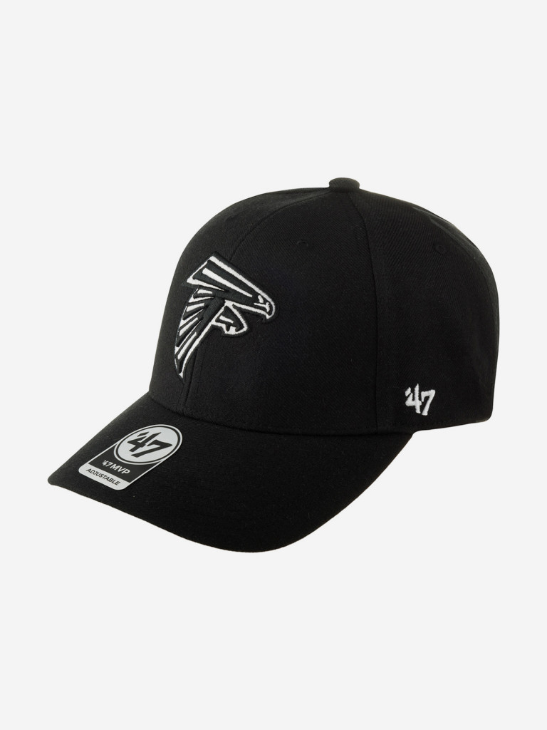 Бейсболка 47 BRAND F-MVP02WBV-BKW Atlanta Falcons MLB (черный)