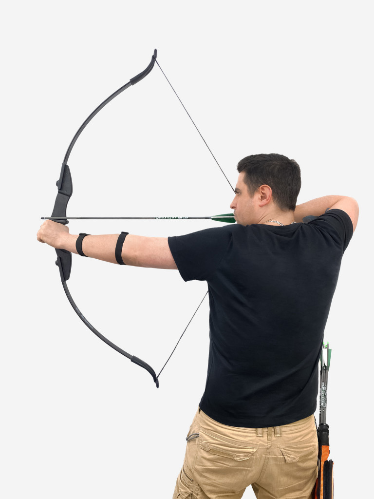 Лук классический Centershot Epic (черная рукоятка) 25#