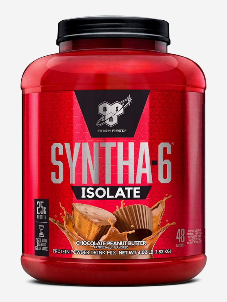 Протеин BSN Syntha-6 Isolate, 1820, Шоколадно - арахисовое масло