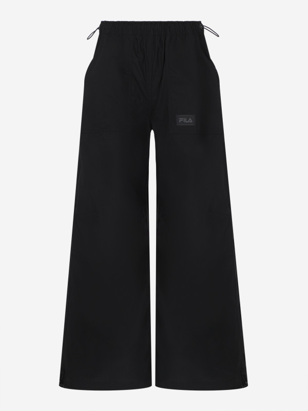 Брюки женские оверсайз FILA арт. 133360 черный цвет — купить за 3999 руб., отзывы в интернет-магазине Спортмастер