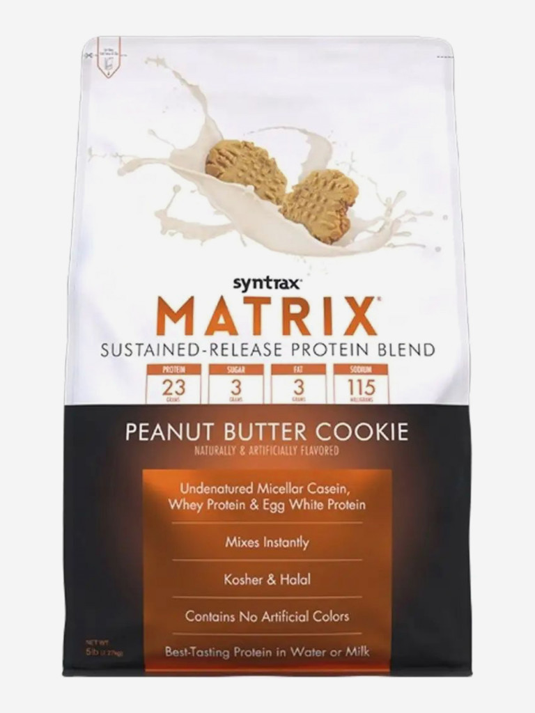 Протеин Syntrax Matrix, 2270 г, Печенье с арахисовым маслом