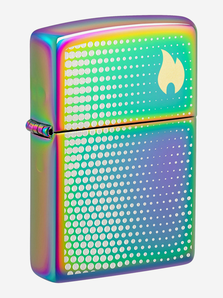 Зажигалка бензиновая ветроустойчивая Zippo Dot Matrix Multi Color