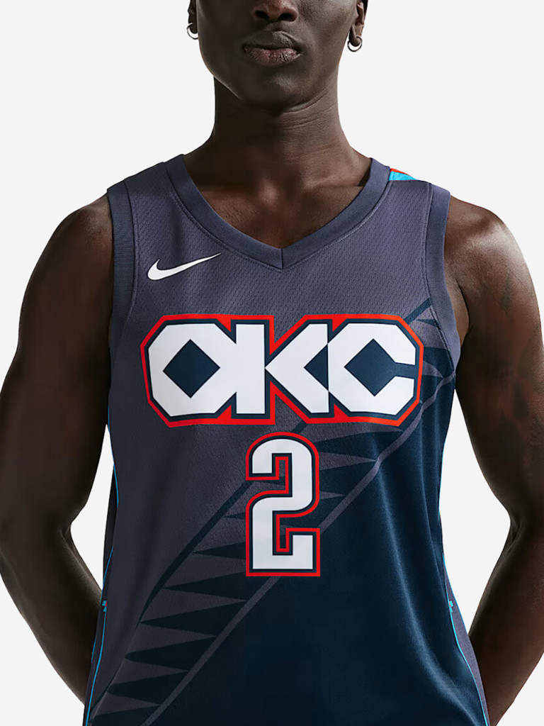Майка баскетбольная Nike Shai Gilgeous-Alexander Oklahoma City Thunder City Edition