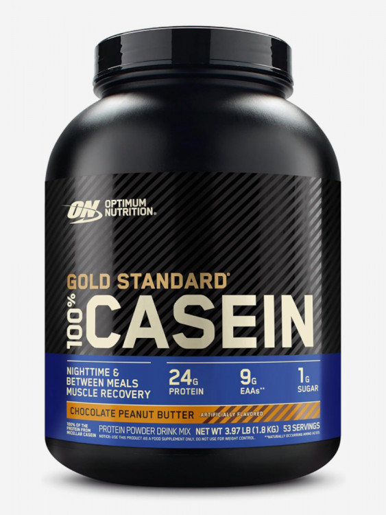 Казеин Optimum Nutrition Gold Standard Casein, 1800 г, Шоколадно, арахисовое масло